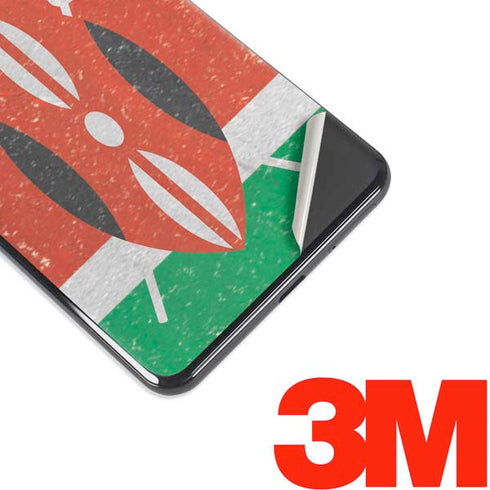 Kenya Flag Distressed Google Pixel 3 XL Skin
